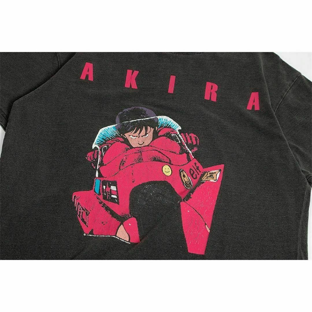 XL AKIRA アキラ 大友克洋 ビンテージ加工 Tシャツ GIANT製の XL AKIRA アキラ 大友克洋 ビンテージ加工 Tシャツ GIANT製の
