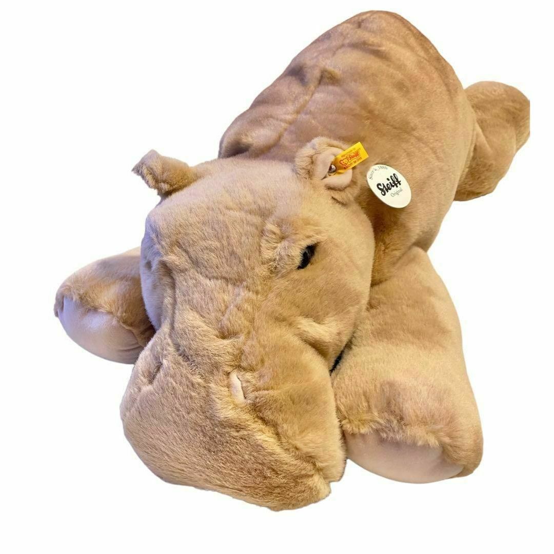 触り心地抜群♩】 シュタイフ カバ モッキー ぬいぐるみ 80cm 特大