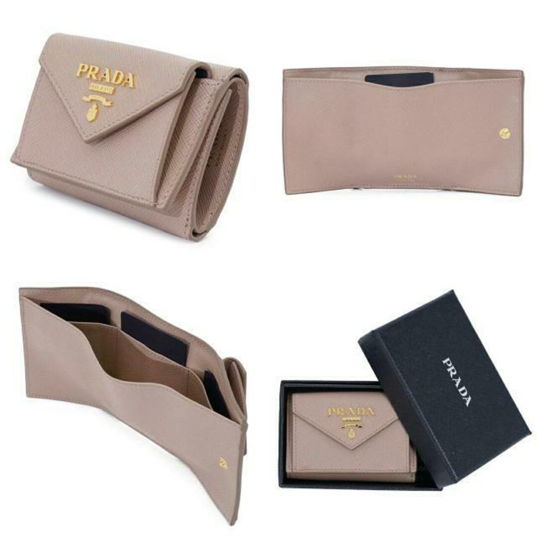 PRADA - PRADA プラダ 財布 サフィアーノレザー財布 ミニ財布 PRADA - PRADA プラダ 財布 サフィアーノレザー財布 ミニ財布
