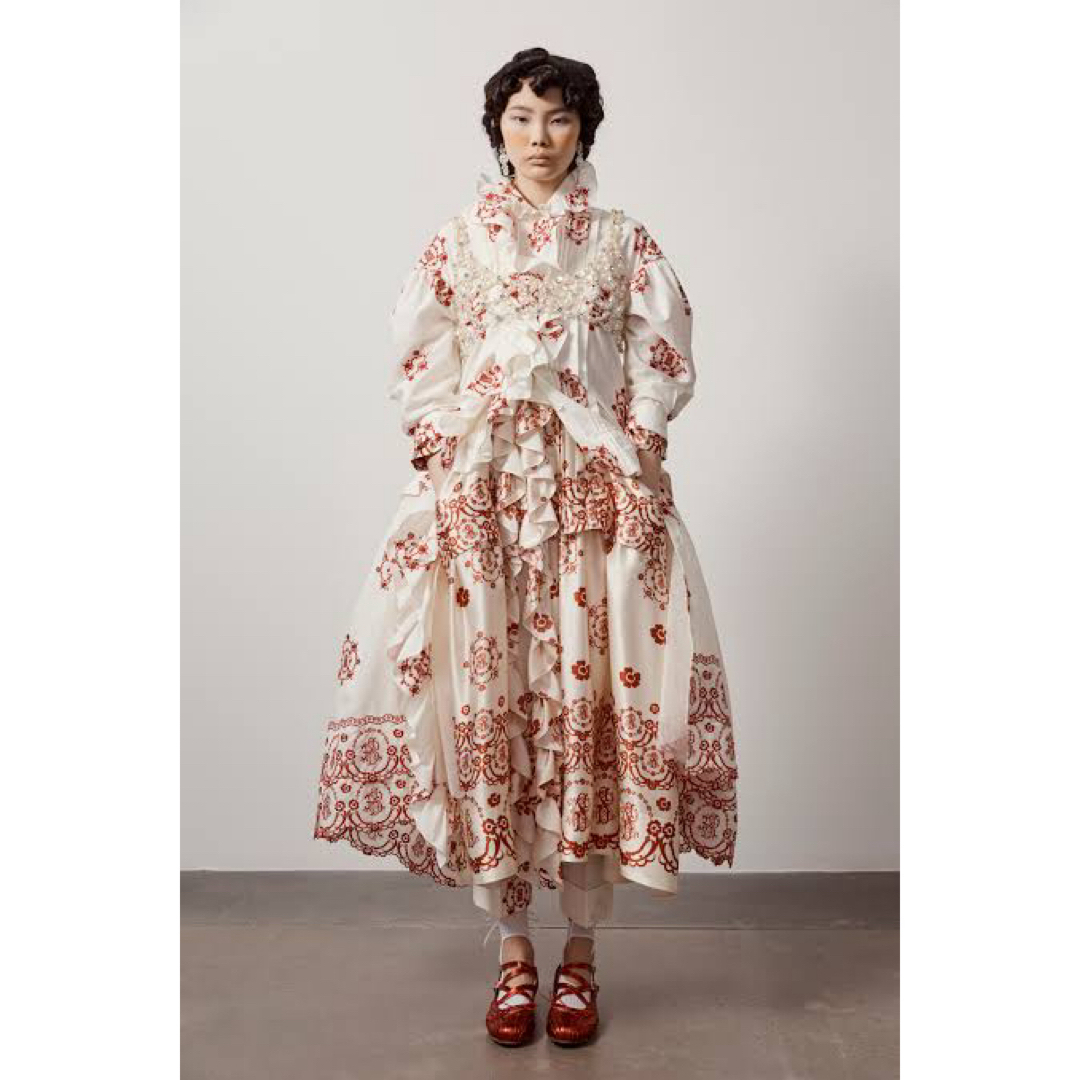 Simone Rocha - シモーネロシャ シルクプリントワンピース Simone Rocha - シモーネロシャ シルクプリントワンピース