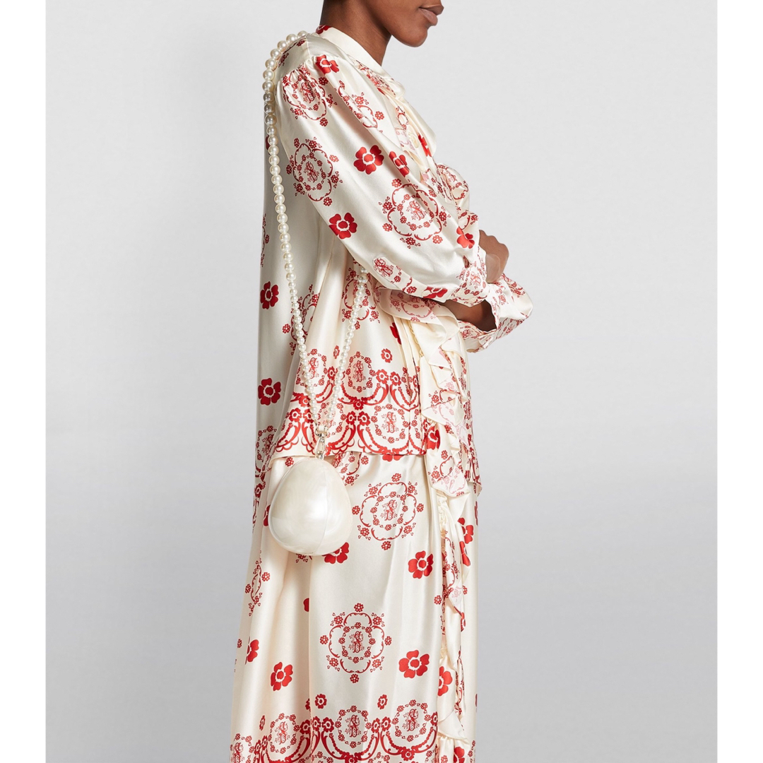 Simone Rocha - シモーネロシャ シルクプリントワンピース Simone Rocha - シモーネロシャ シルクプリントワンピース