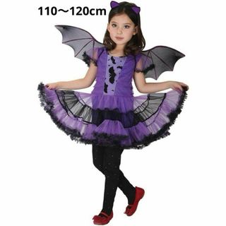 ハロウィン コスプレ 110 120 猫 ネコ 子供 衣装 魔女(コスプレ)