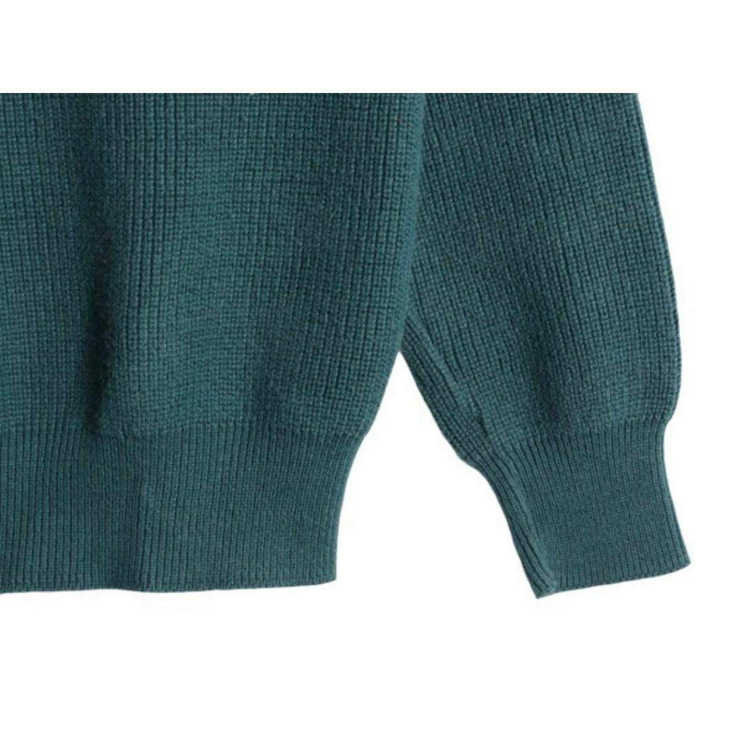 激安通販の L.L.Bean - 80s USA製 エルエルビーン リブ編み コットン ニット 男性用