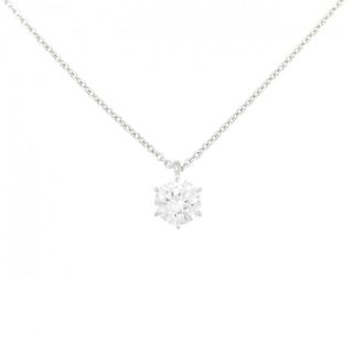 【リメイク】PT ダイヤモンド ネックレス 0.432CT E SI1 VG(ネックレス)