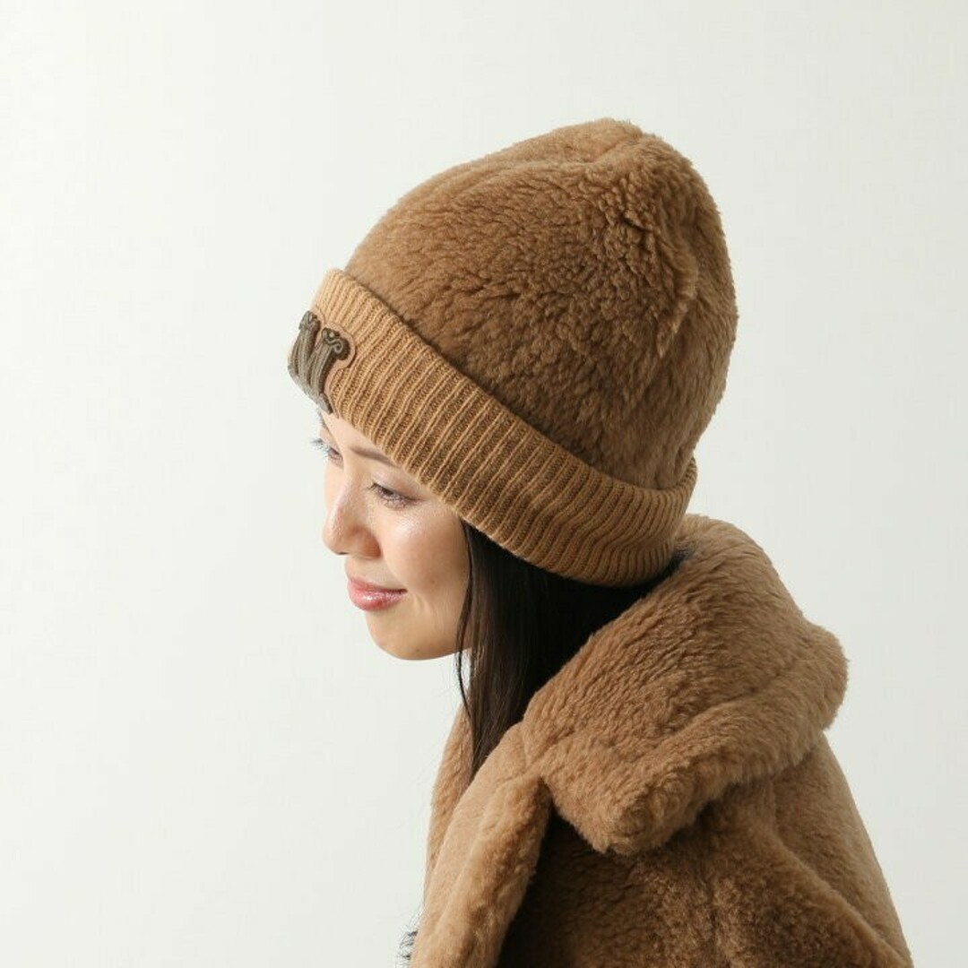 Max Mara テディベア ニット帽 ビーニーマックスマーラ - 帽子 Max Mara テディベア ニット帽 ビーニーマックスマーラ - 帽子