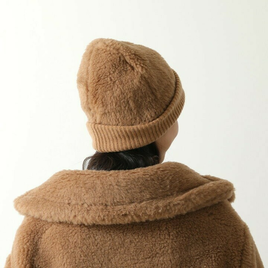Max Mara - Max Mara テディベア ニット帽 ビーニーマックス Max Mara - Max Mara テディベア ニット帽 ビーニーマックス