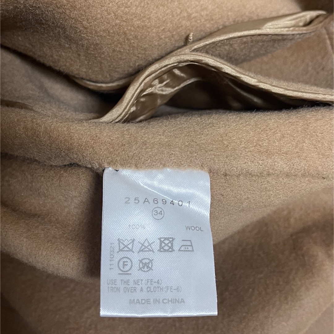 LE CIEL BLEU - ルシェルブルー Hooded Over COAT キャメル LE CIEL BLEU - ルシェルブルー Hooded Over COAT キャメル