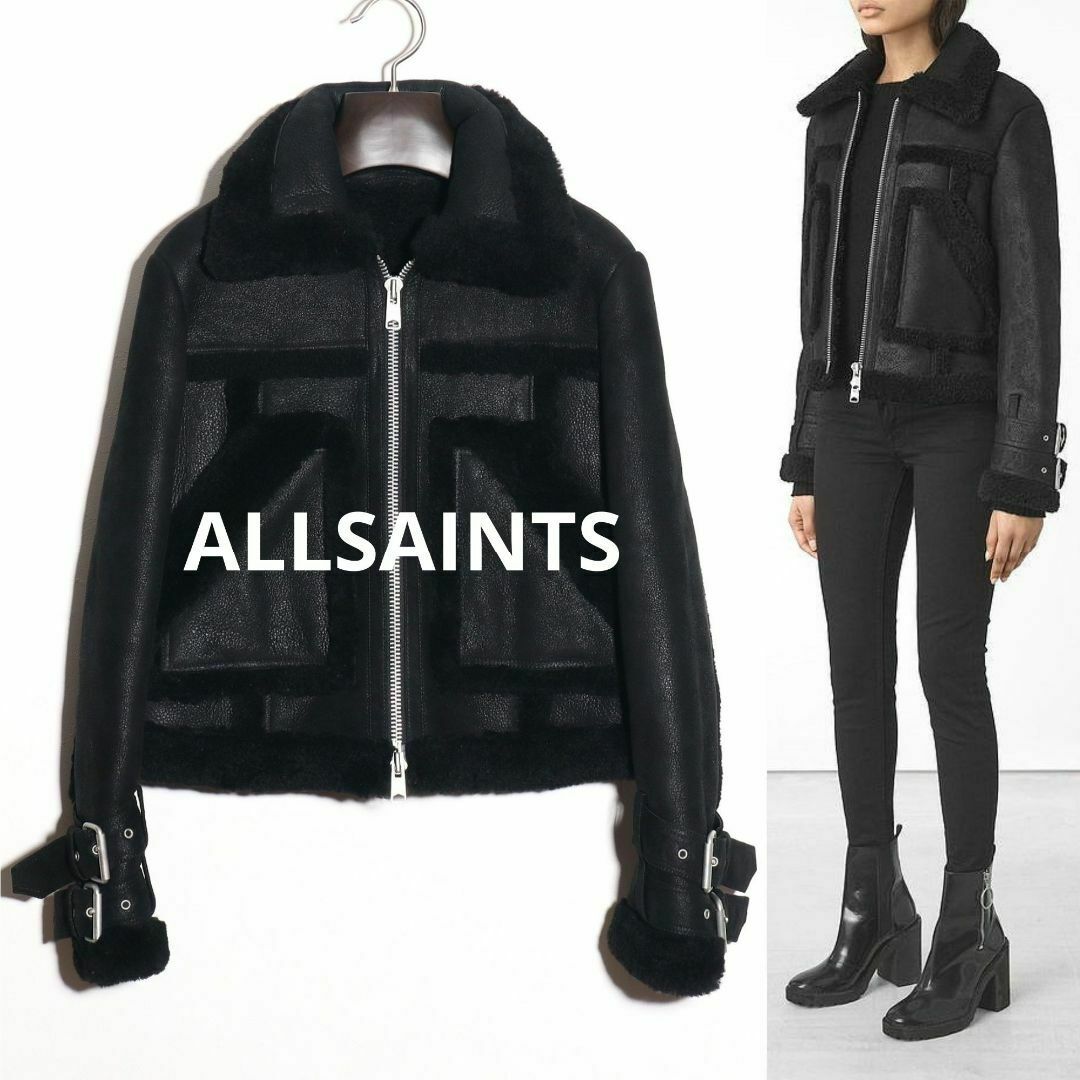All Saints - ALLSAINTS 17AW ASHER SHEARLING BIKER 36の通販 All Saints - ALLSAINTS 17AW ASHER SHEARLING BIKER 36の通販