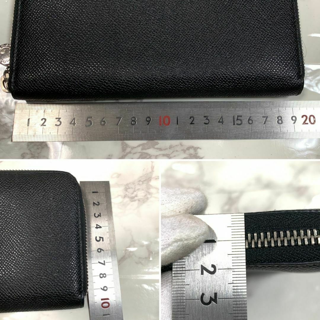 BVLGARI - ブルガリ 長財布 ブラック シルバー 箱付き BVLGARI BVLGARI - ブルガリ 長財布 ブラック シルバー 箱付き BVLGARI