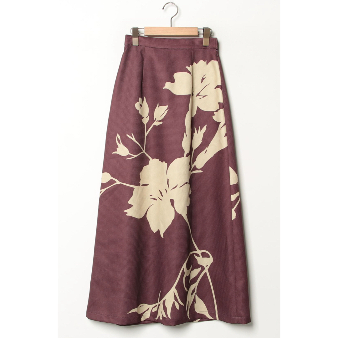 AMERI VINTAGE フラワープリント ロングスカート AMERI VINTAGE フラワープリント ロングスカート