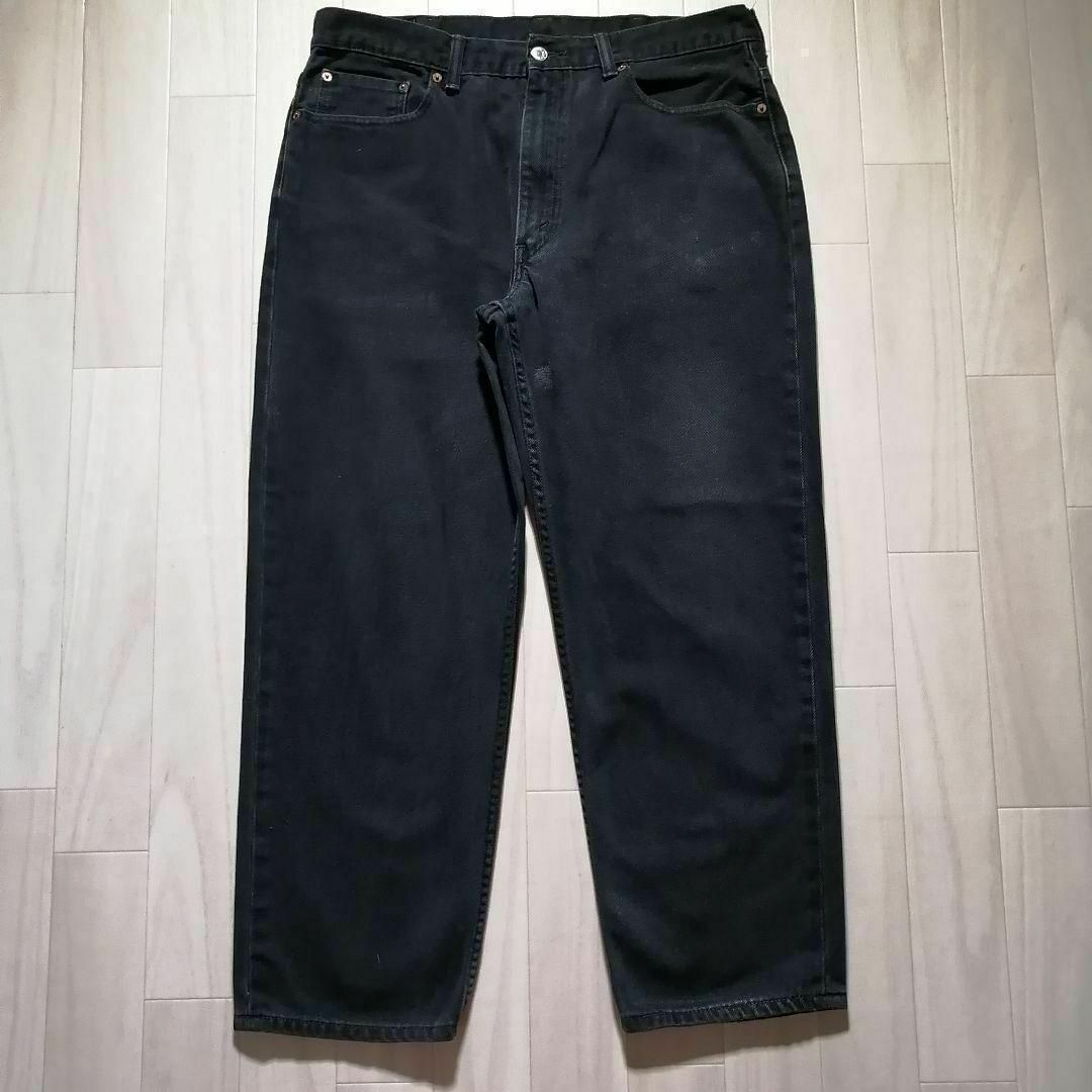 Levi's - リーバイス550 極太バギー ブラックデニム 黒 W38L30 Levi's - リーバイス550 極太バギー ブラックデニム 黒 W38L30