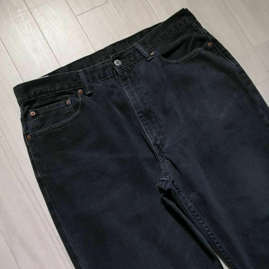 Levi's - リーバイス550 極太バギー ブラックデニム 黒 W38L30 Levi's - リーバイス550 極太バギー ブラックデニム 黒 W38L30