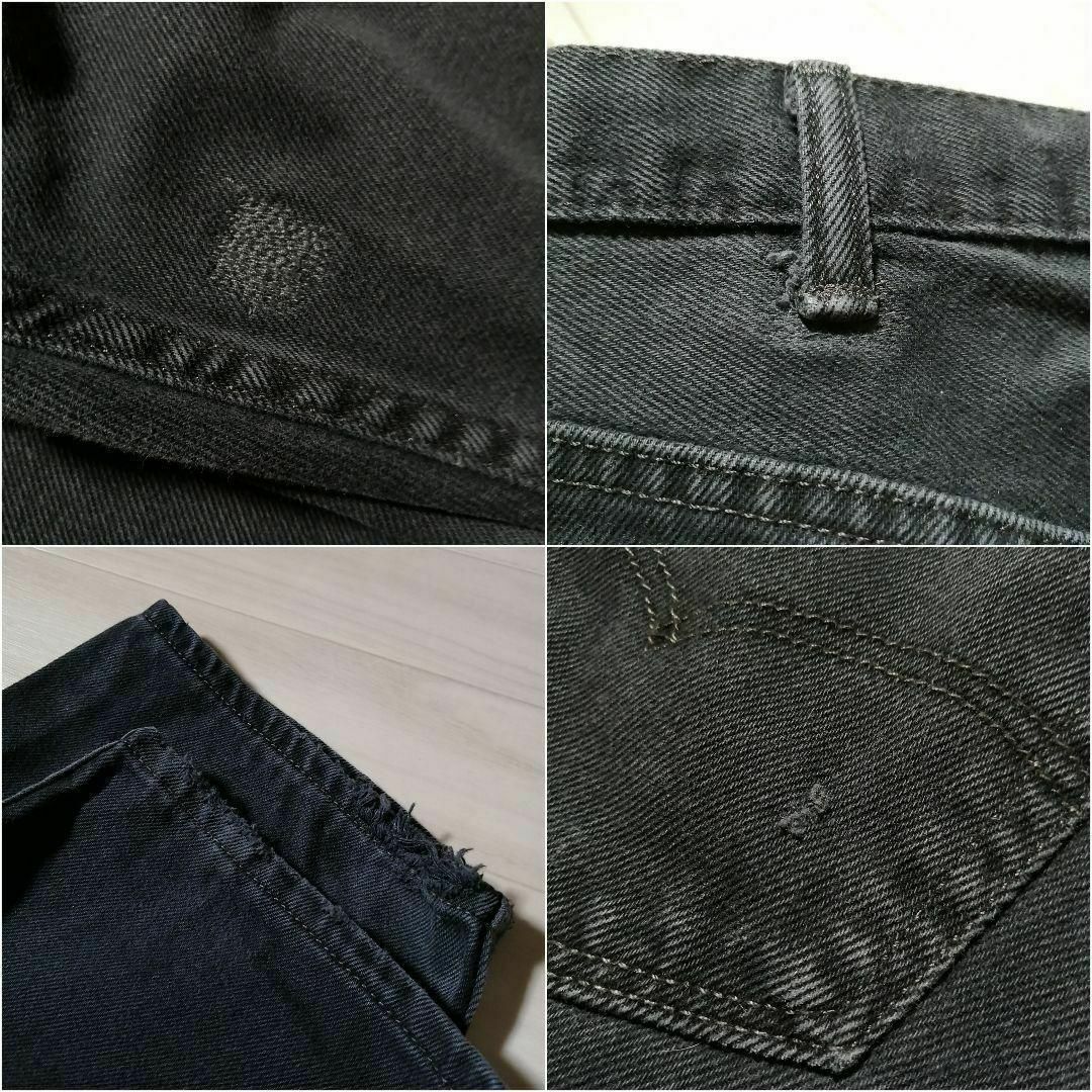 Levi's - リーバイス550 極太バギー ブラックデニム 黒 W38L30 Levi's - リーバイス550 極太バギー ブラックデニム 黒 W38L30