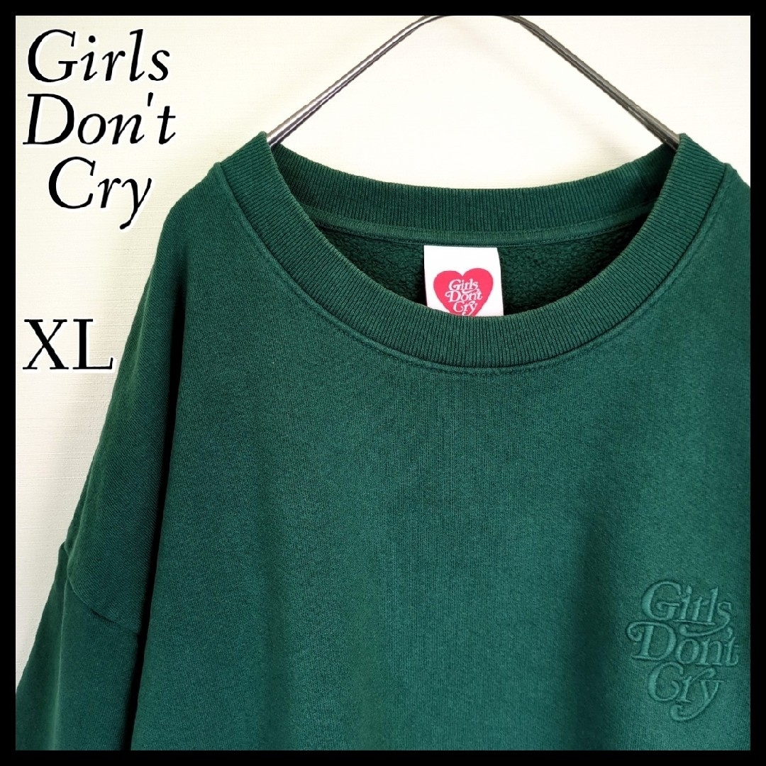 Girls Don't Cry - 【USA製】ガールズドントクライ☆刺繍ロゴ Girls Don't Cry - 【USA製】ガールズドントクライ☆刺繍ロゴ