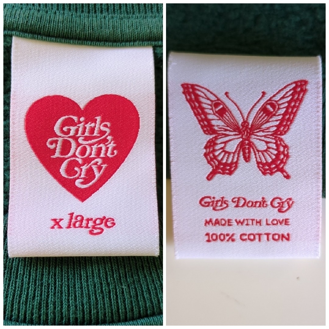 Girls Don't Cry - 【USA製】ガールズドントクライ☆刺繍ロゴ Girls Don't Cry - 【USA製】ガールズドントクライ☆刺繍ロゴ