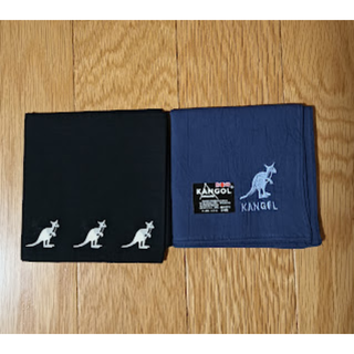 カンゴール(KANGOL)の未使用　KANGOL　ハンカチ　２枚(ハンカチ/ポケットチーフ)