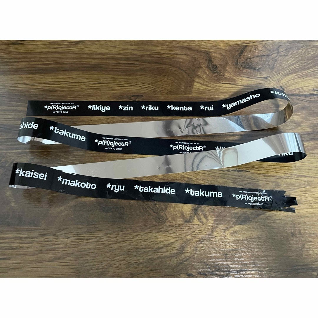 ランペ 銀テープ 東京ドーム THE RAMPAGE *p(R)ojectR®の通販 by ランペ 銀テープ 東京ドーム THE RAMPAGE *p(R)ojectR®の通販 by