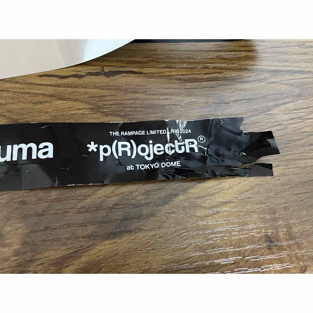 ランペ 銀テープ 東京ドーム THE RAMPAGE *p(R)ojectR®の通販 by ランペ 銀テープ 東京ドーム THE RAMPAGE *p(R)ojectR®の通販 by
