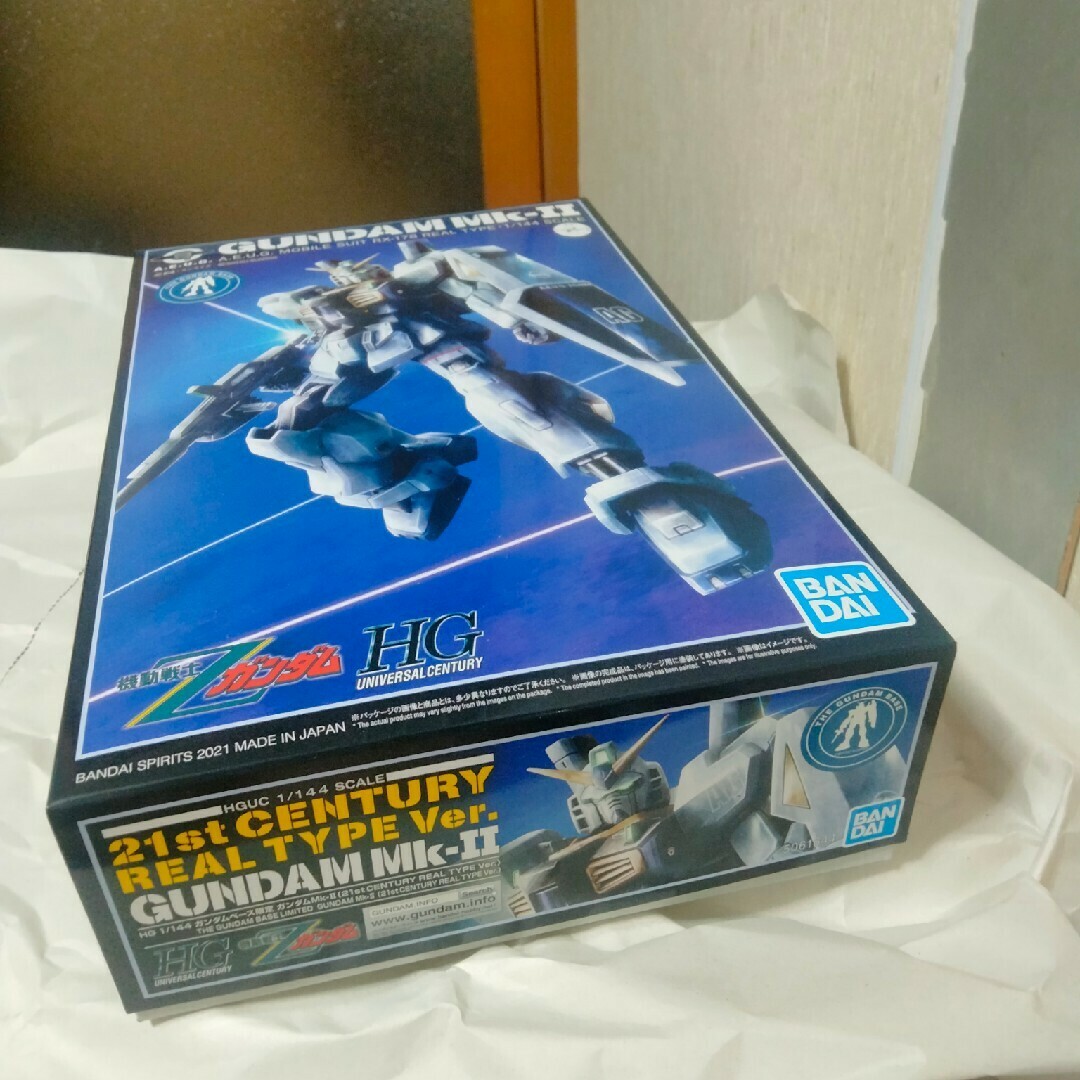 未組立HGリアルタイプガンダムMkⅡエゥーゴガンプラ エンタメ/ホビーのおもちゃ/ぬいぐるみ(模型/プラモデル)の商品写真