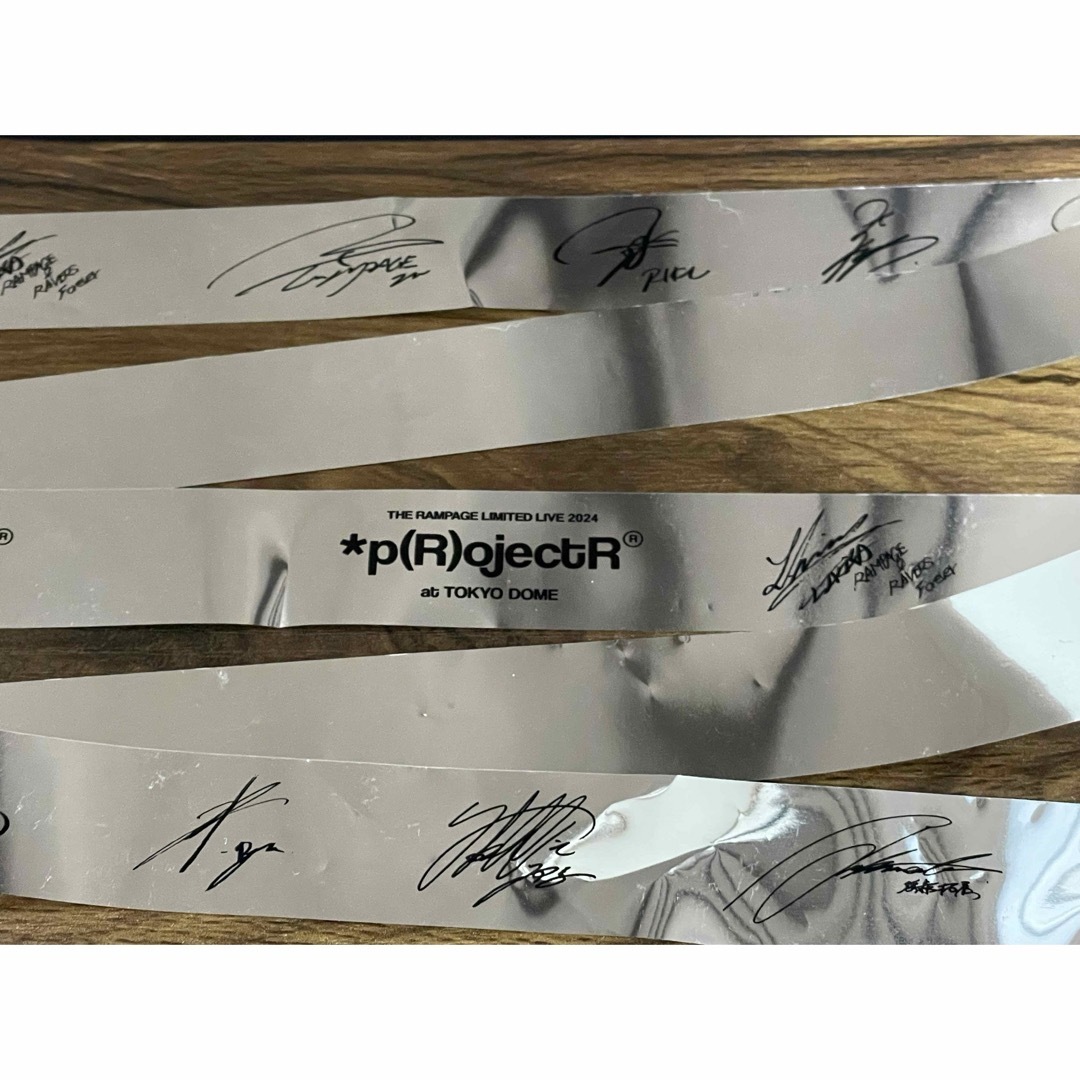 ランペ 銀テープ 東京ドーム 2本セット*p(R)ojectR® RAMPAGEの ランペ 銀テープ 東京ドーム 2本セット*p(R)ojectR® RAMPAGEの