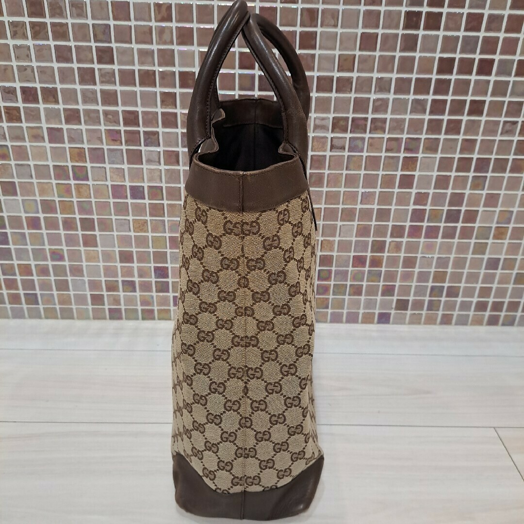 ブランドグッチGUCCIモノグラムGGトートバッグA4収納サイズ ブランドグッチGUCCIモノグラムGGトートバッグA4収納サイズ