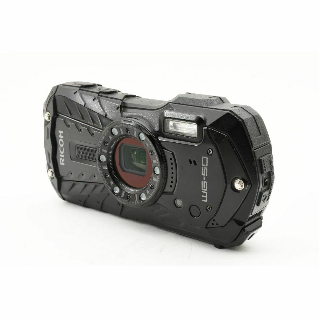 RICOH WG-50 ブラック 【防水・耐衝撃・耐寒】 RICOH WG-50 ブラック 【防水・耐衝撃・耐寒】