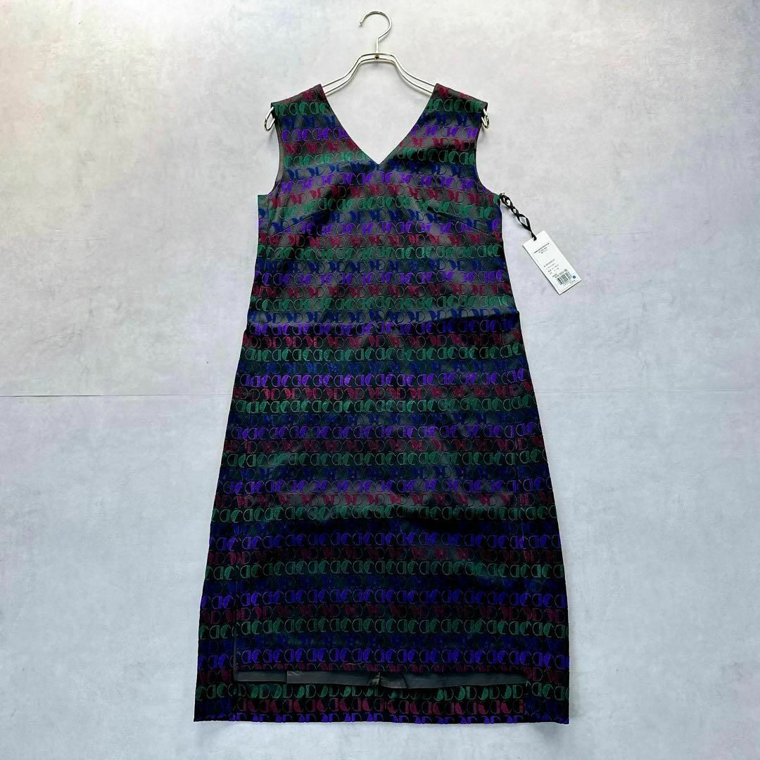 Randy Back open houndstooth ensemble ワンピース Randy Back open houndstooth ensemble ワンピース