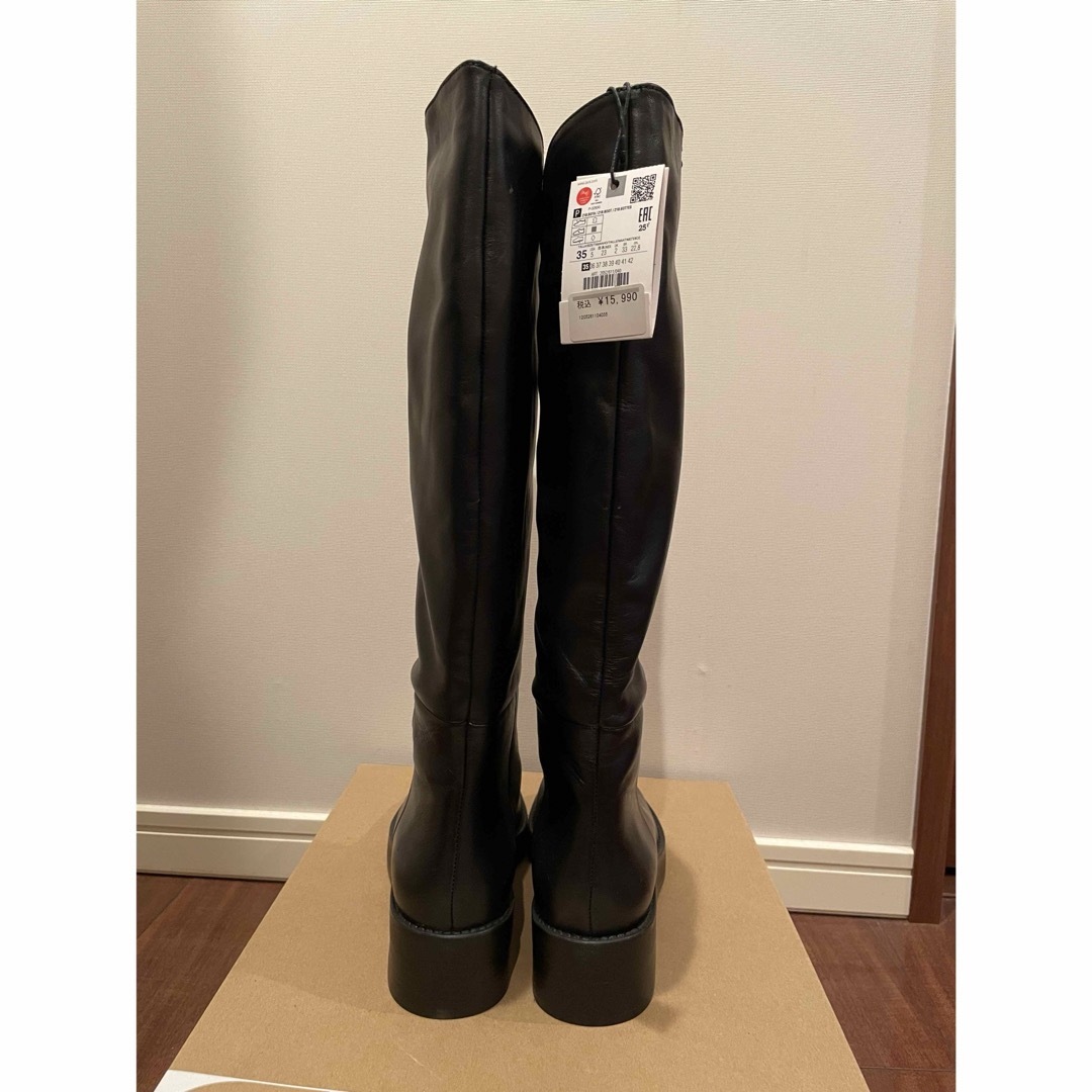 ZARA - 【新品】ZARAロングブーツ 35サイズの通販 by こむぎ's ZARA - 【新品】ZARAロングブーツ 35サイズの通販 by こむぎ's