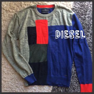 ディーゼル(DIESEL)のDIESEL♡パネルニット(ニット/セーター)