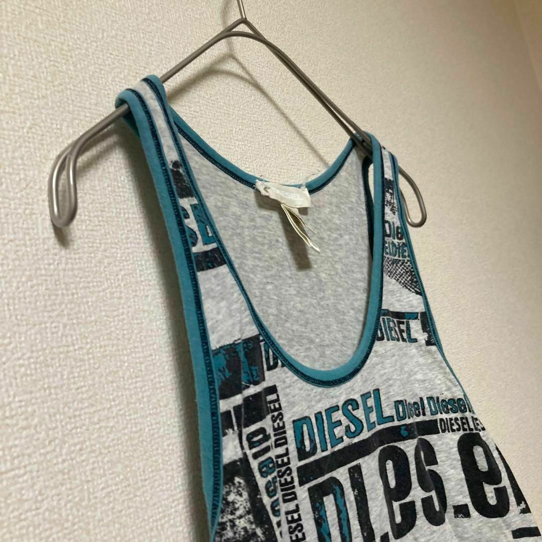 DIESEL - DIESEL ディーゼル タンクトップ 総柄 M トップス DIESEL - DIESEL ディーゼル タンクトップ 総柄 M トップス