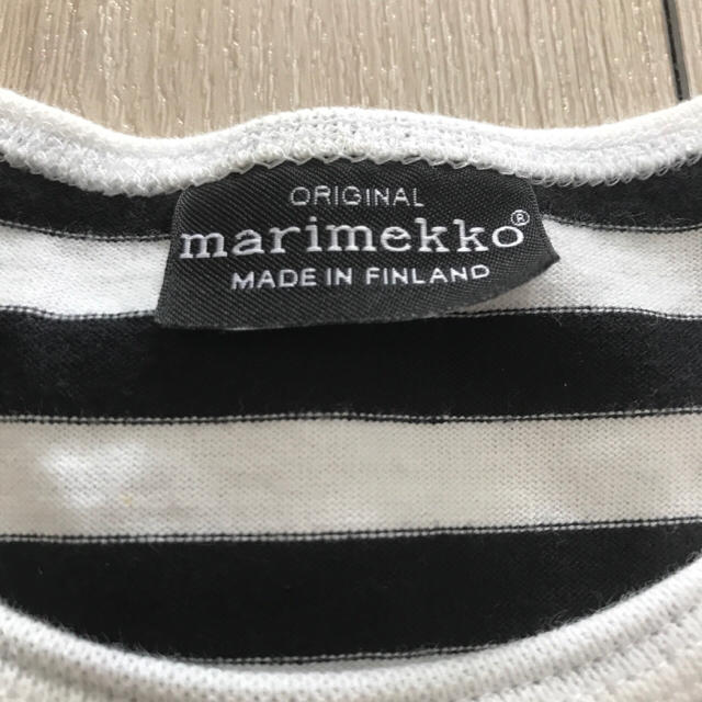 marimekko(マリメッコ)のマリメッコ ボーダー ワンピース レディースのワンピース(ひざ丈ワンピース)の商品写真