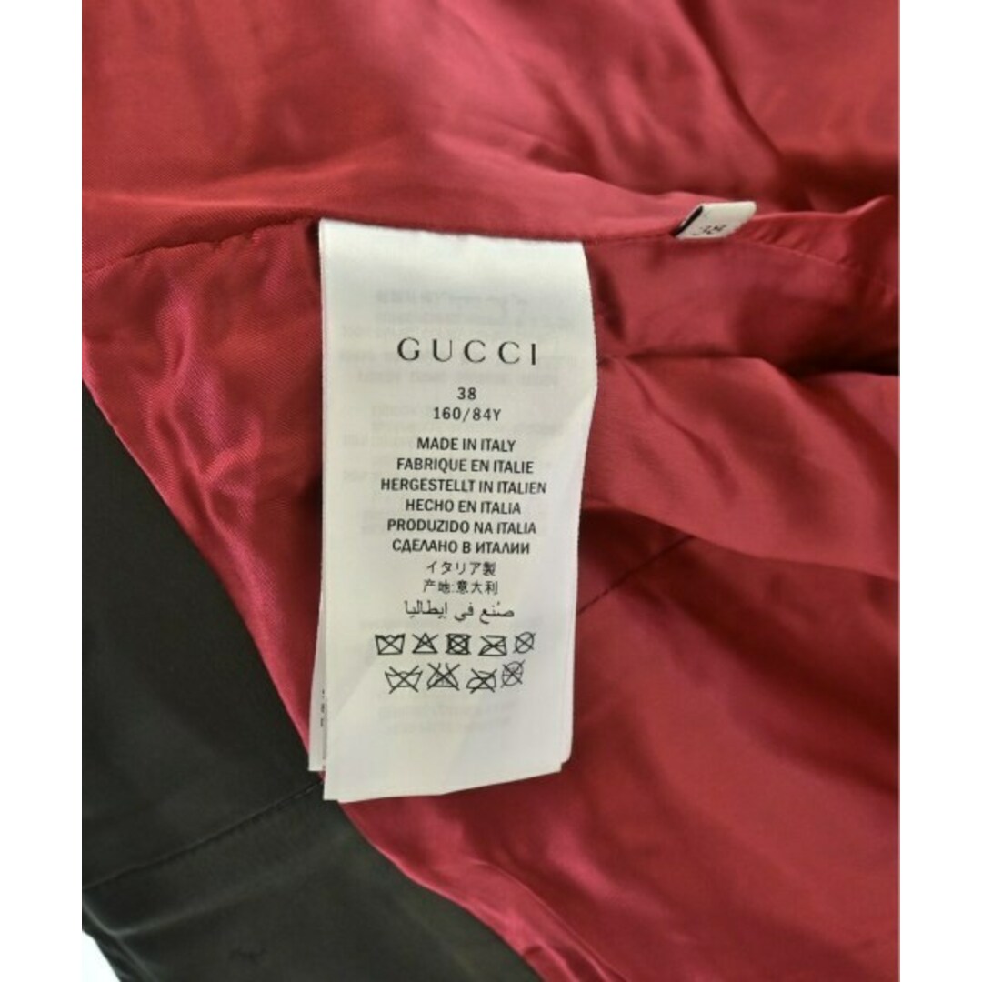 GUCCI - GUCCI グッチ ライダース 38(S位) 黒 【古着】【中古 GUCCI - GUCCI グッチ ライダース 38(S位) 黒 【古着】【中古