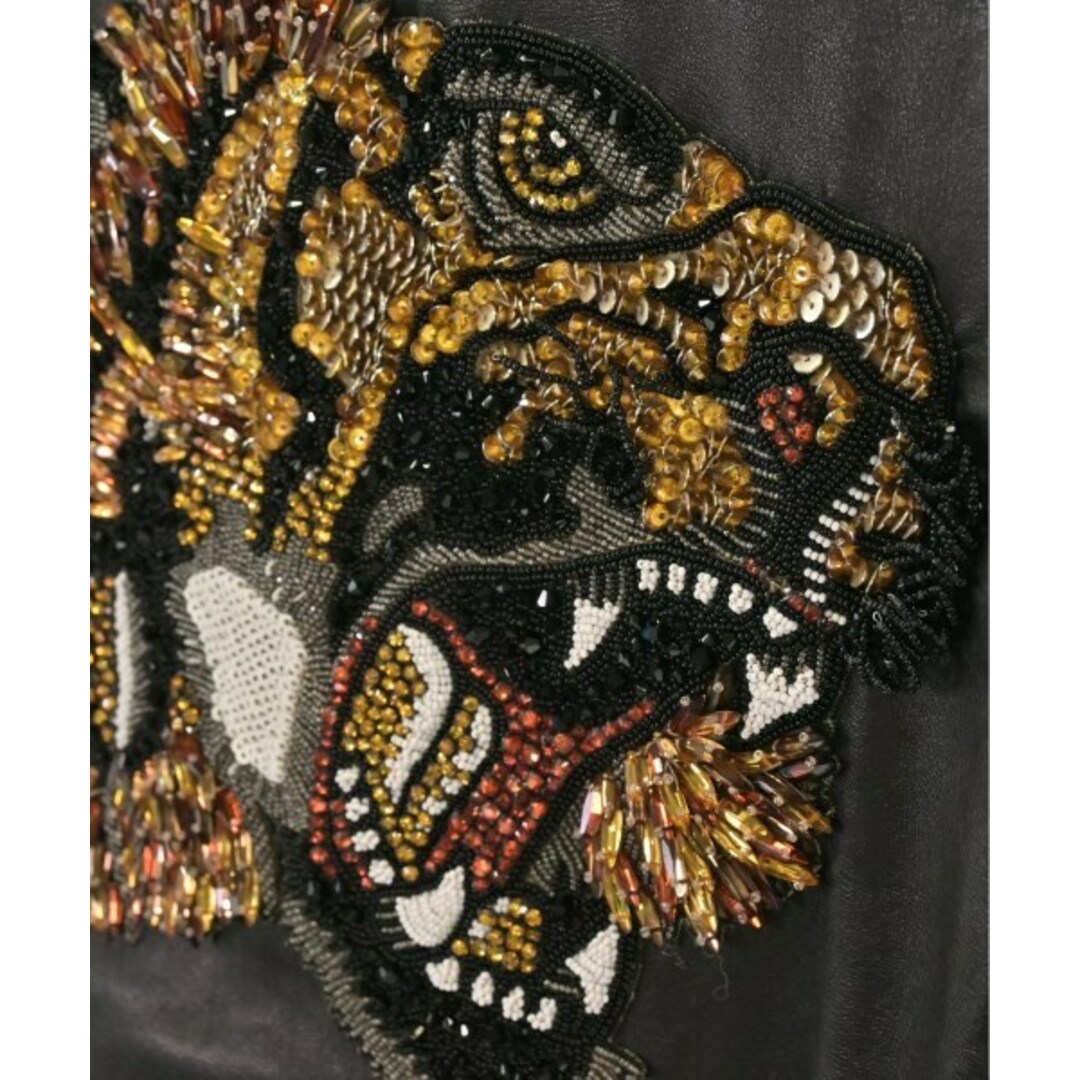 GUCCI - GUCCI グッチ ライダース 38(S位) 黒 【古着】【中古 GUCCI - GUCCI グッチ ライダース 38(S位) 黒 【古着】【中古