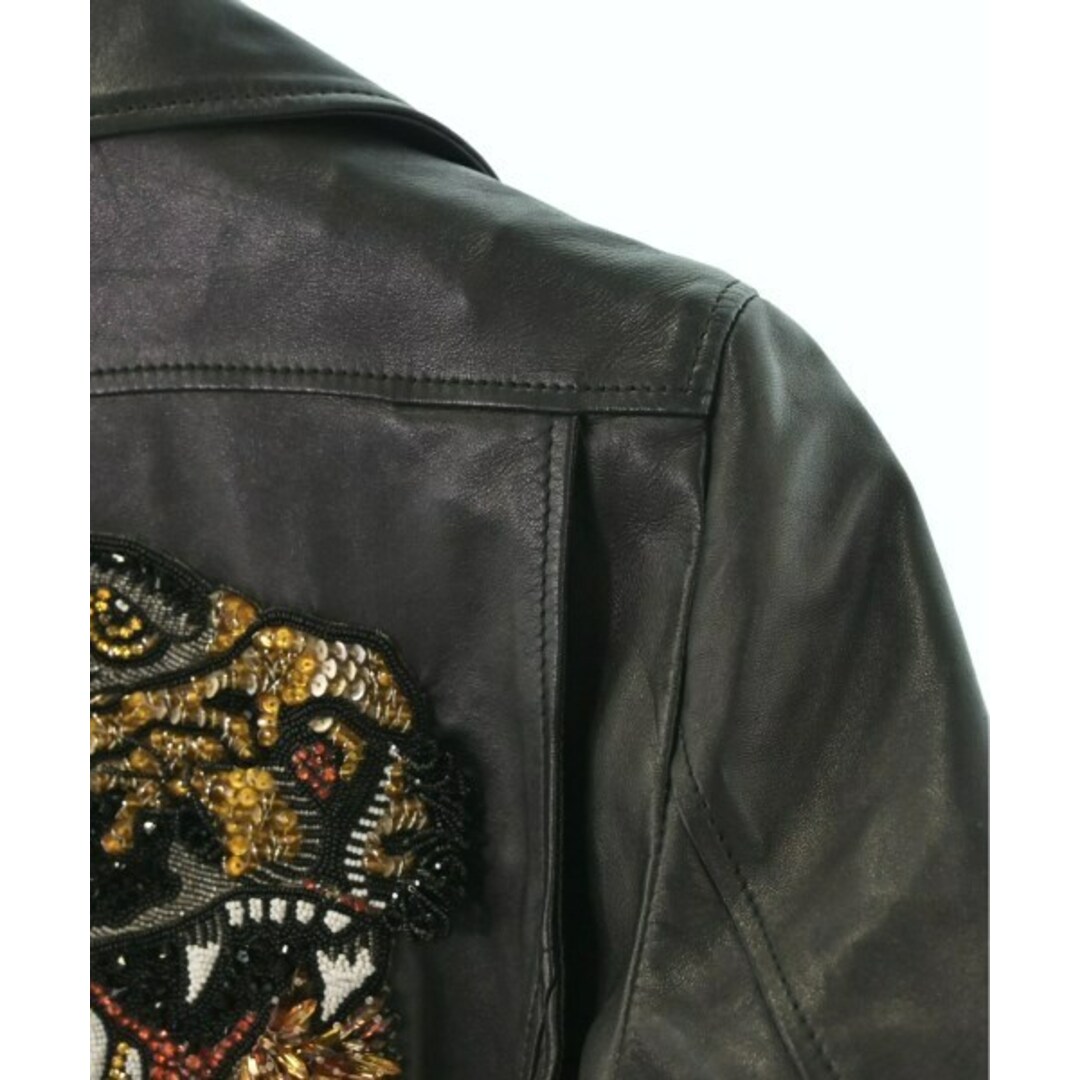 GUCCI - GUCCI グッチ ライダース 38(S位) 黒 【古着】【中古 GUCCI - GUCCI グッチ ライダース 38(S位) 黒 【古着】【中古