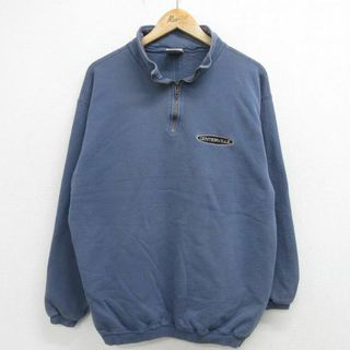 XL☆古着 オニータ ONEITA 長袖 ハーフジップ スウェット メンズ XL☆古着 オニータ ONEITA 長袖 ハーフジップ スウェット メンズ