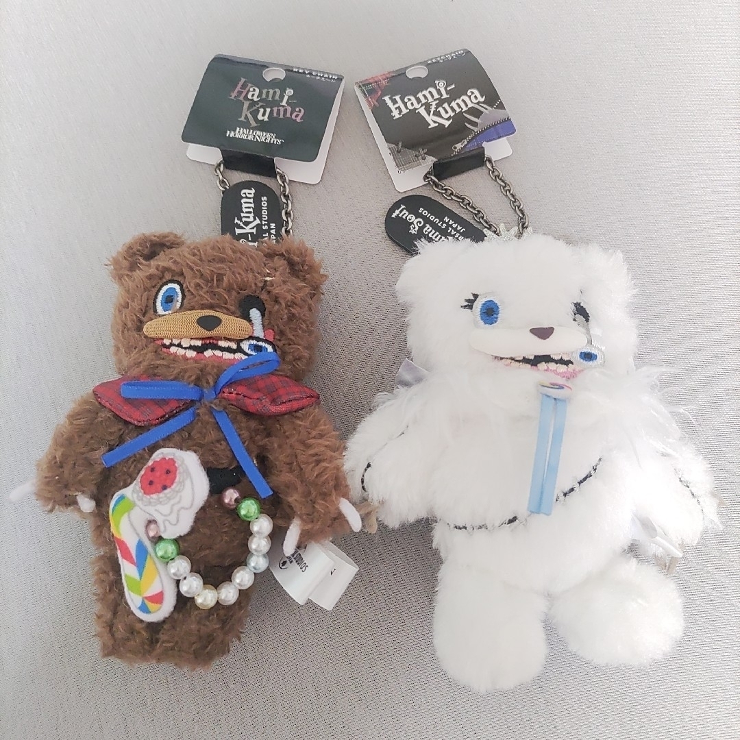 ハミクマ ぬいぐるみ マスコット キーホルダー ユニバ キー ハミクマ ぬいぐるみ マスコット キーホルダー ユニバ キー