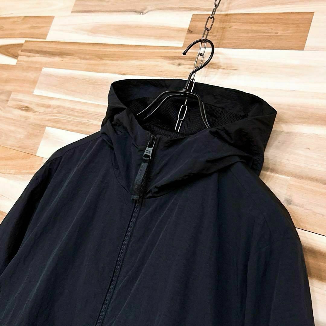 美品【カルバンクライン】クリンクル ナイロン ブルゾン 美品【カルバンクライン】クリンクル ナイロン ブルゾン