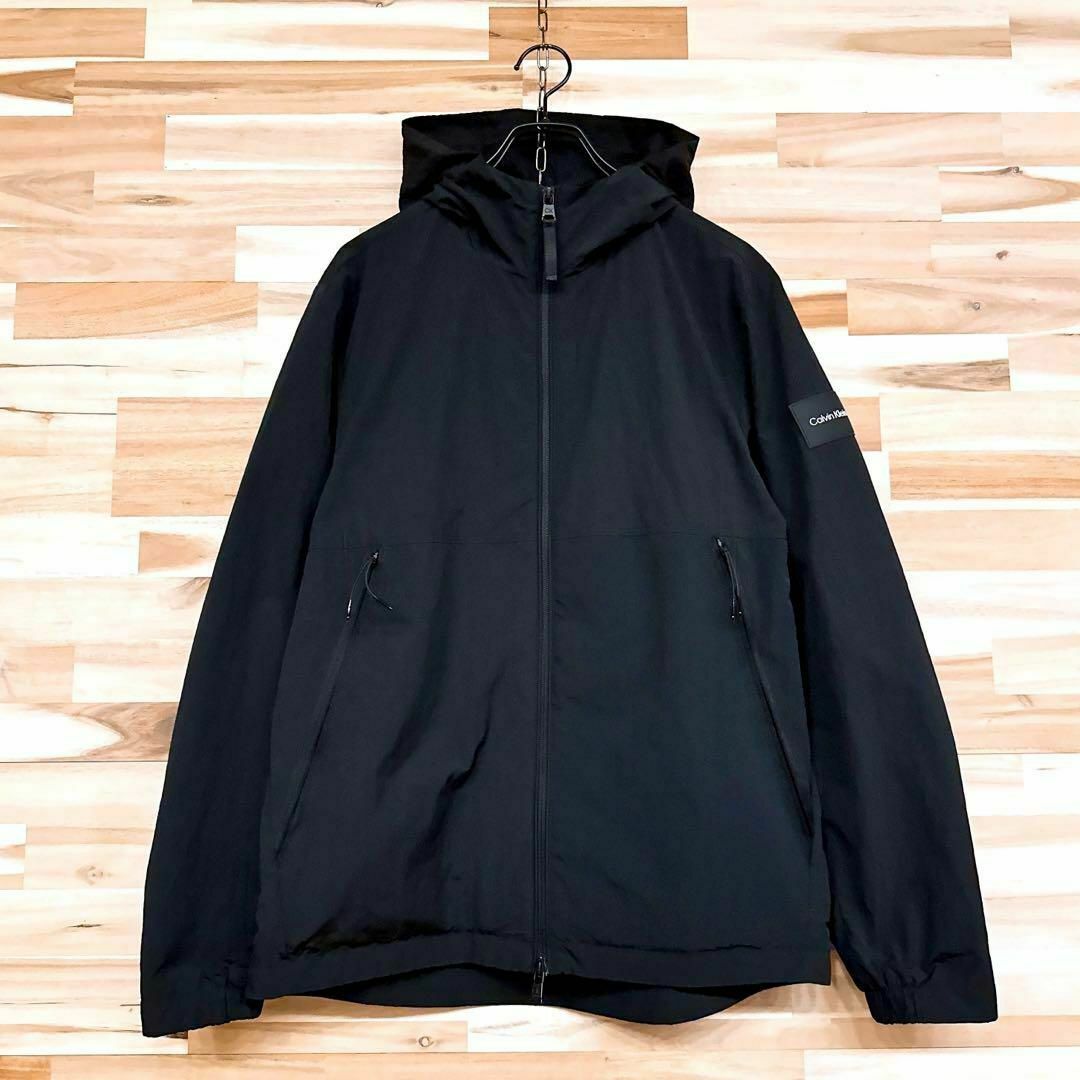 美品【カルバンクライン】クリンクル ナイロン ブルゾン 美品【カルバンクライン】クリンクル ナイロン ブルゾン