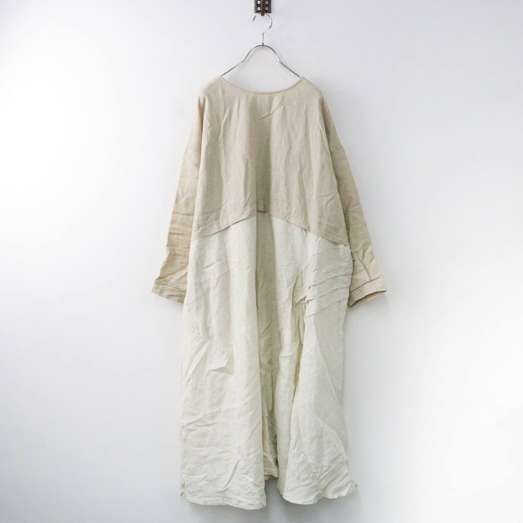 定価3万 2022SS ネストローブ nest Robe リネンサイドタック 定価3万 2022SS ネストローブ nest Robe リネンサイドタック