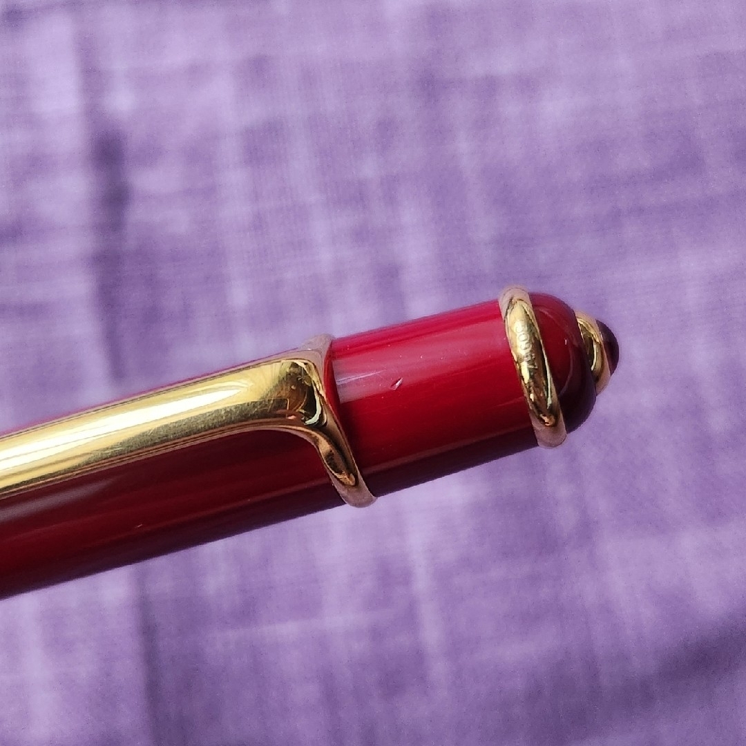 Cartier - カルティエ ディアボロ ボールペン ボルドーxゴールド Cartier - カルティエ ディアボロ ボールペン ボルドーxゴールド