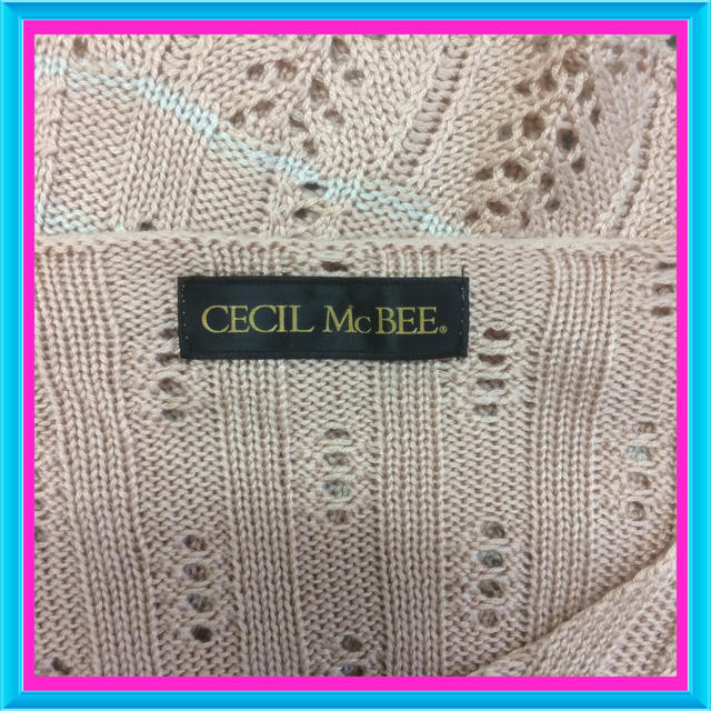 CECIL McBEE(セシルマクビー)の可愛い、春らしいニット レディースのトップス(ニット/セーター)の商品写真