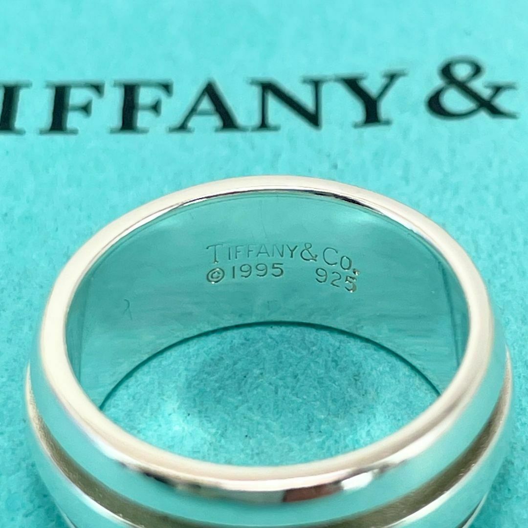 Tiffany & Co. - ティファニー グルーブド ダブルライン リング