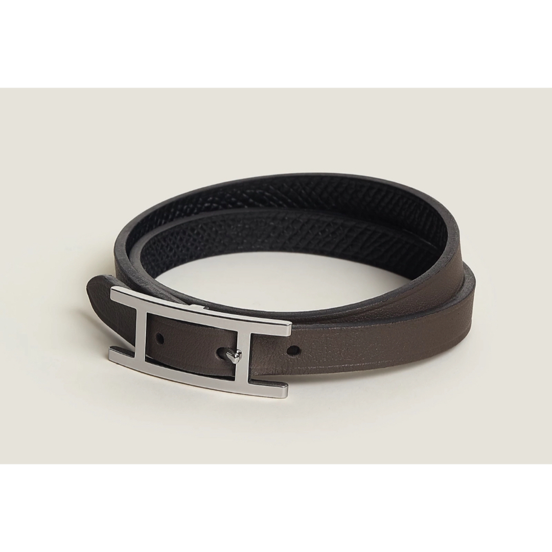 レザーブレスレット 《ビーアピ》 ドゥブルトゥール HERMES レザーブレスレット 《ビーアピ》 ドゥブルトゥール HERMES