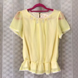 アストリアオディール(ASTORIA ODIER)の美品♡フラワーシフォンブラウス(シャツ/ブラウス(半袖/袖なし))