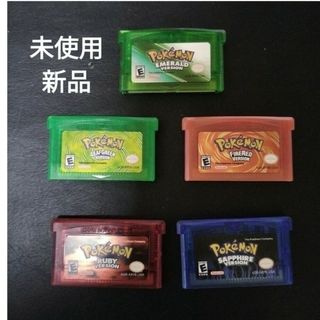 ゲームボーイアドバンスソフト　ポケモン　エメラルド　ファイアーレッド　リーフ(携帯用ゲームソフト)