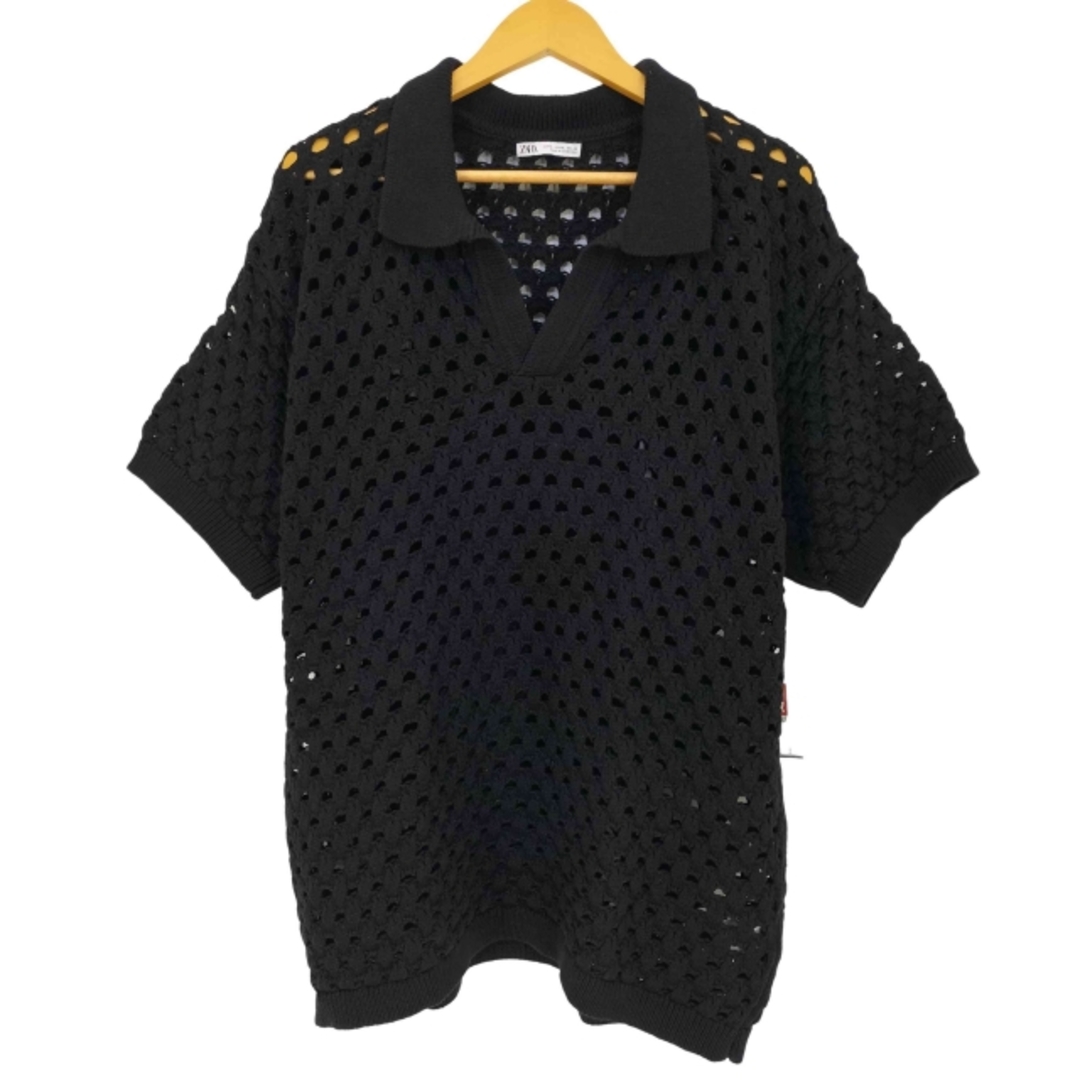 ZARA - ZARA(ザラ) テクスチャー入りオープンニットセーター ZARA - ZARA(ザラ) テクスチャー入りオープンニットセーター