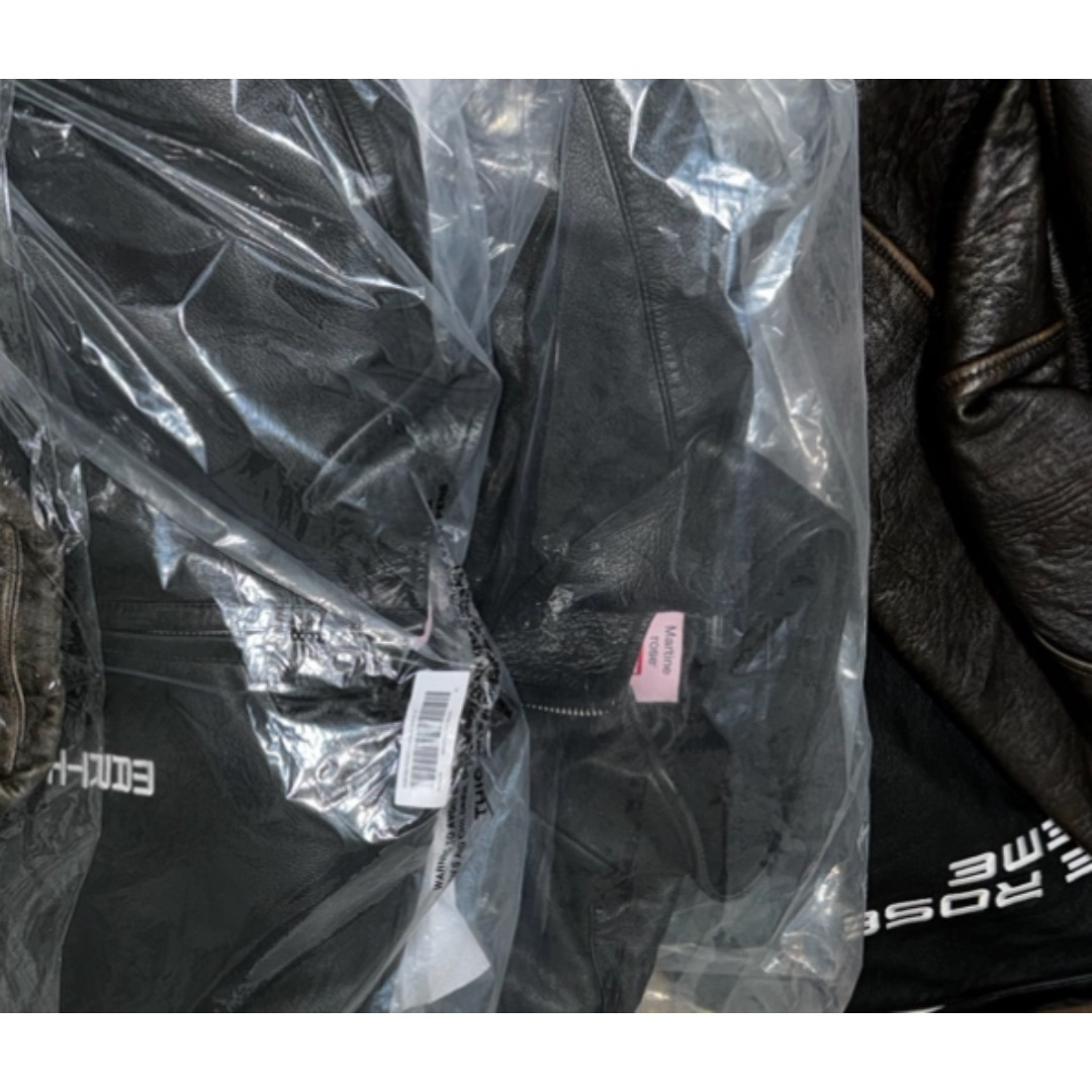 Supreme - Supreme x Martine Rose Leather Jacket Supreme - Supreme x Martine Rose Leather Jacket