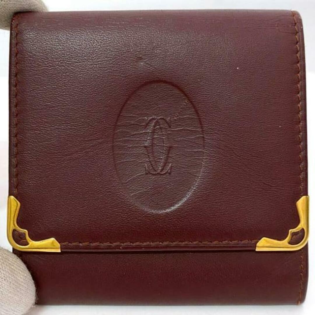 Cartier - カルティエ コインケース ボルドー マスト 美品 小銭 Cartier - カルティエ コインケース ボルドー マスト 美品 小銭