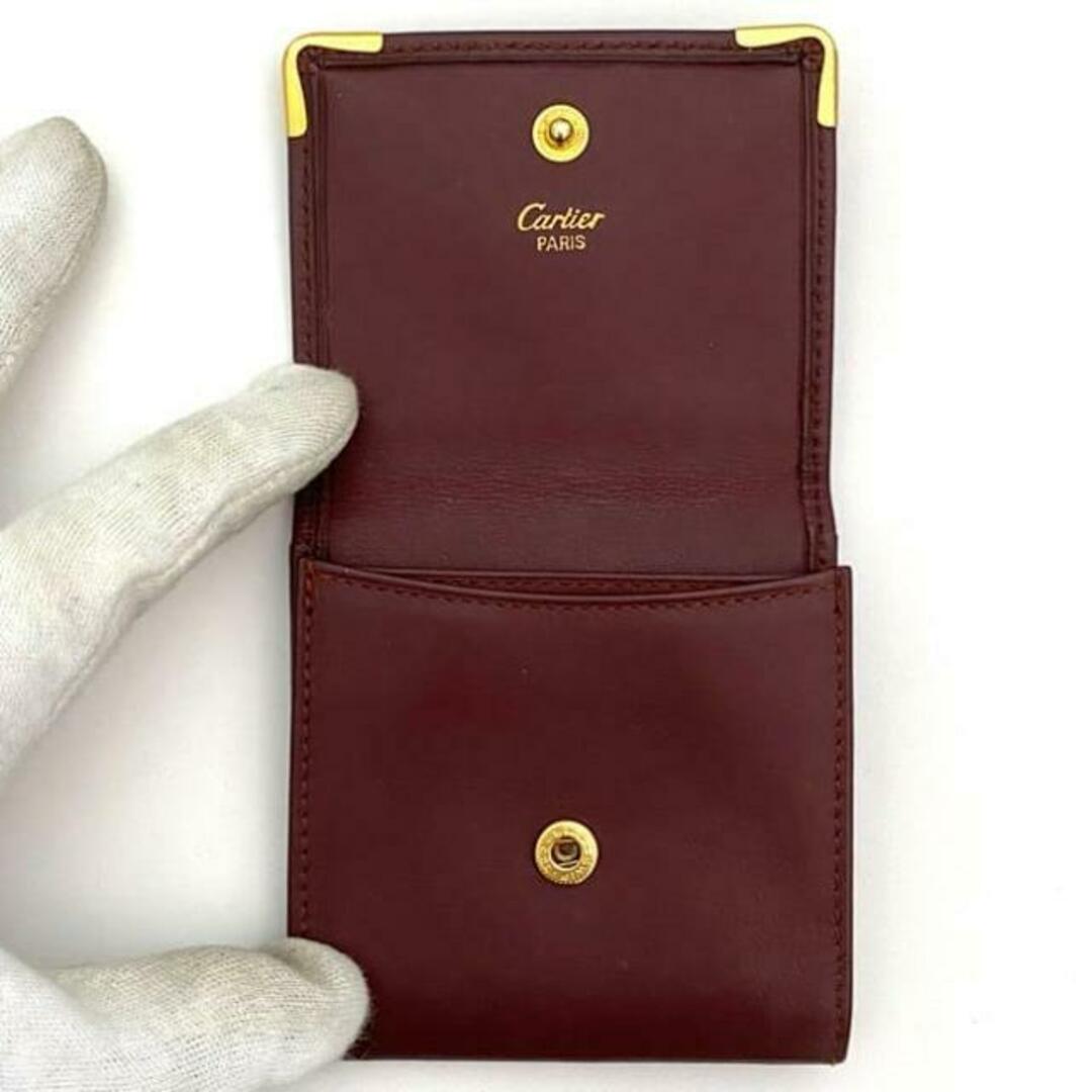 Cartier - カルティエ コインケース ボルドー マスト 美品 小銭 Cartier - カルティエ コインケース ボルドー マスト 美品 小銭