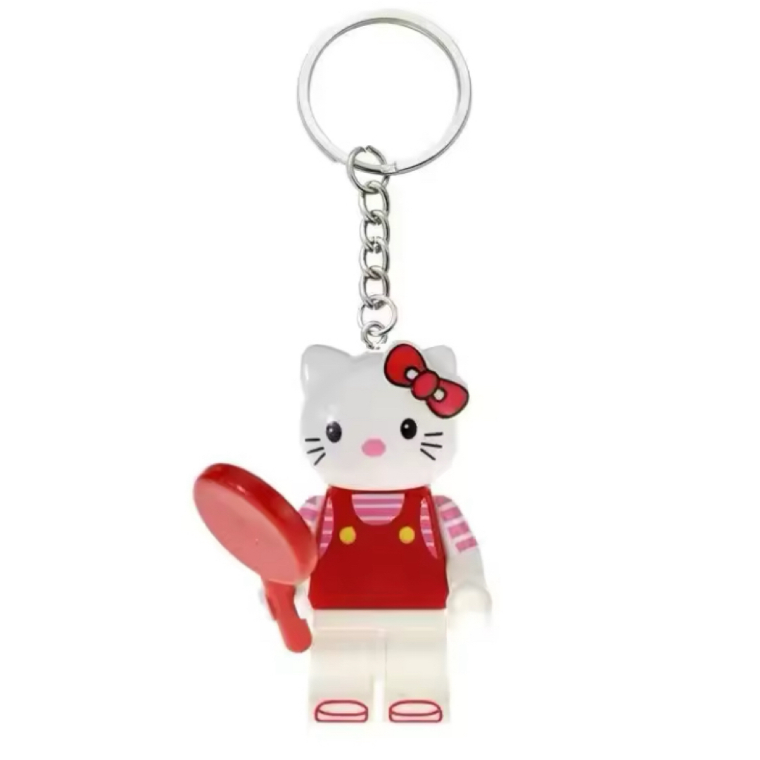 ハローキティ - 新品 LEGO風 テニス キティちゃん キーホルダー ハローキティ - 新品 LEGO風 テニス キティちゃん キーホルダー